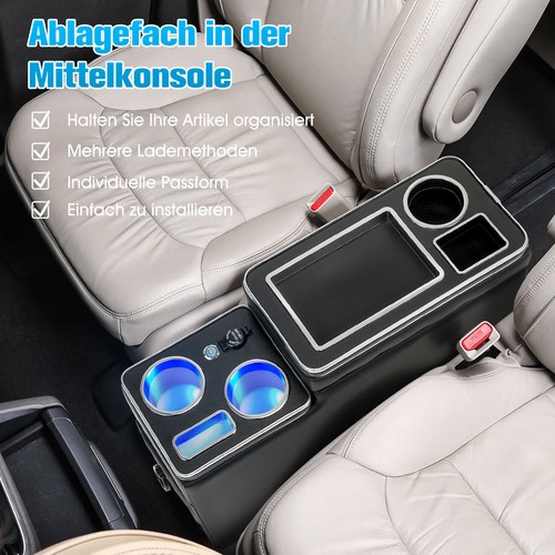 Console centrale usb led vano - console,
