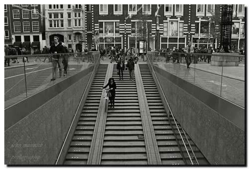 Amsterdam street scene tela - scene,,
