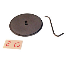 ANELLO E COPERCHIO IN GHISA PER STUFE A LEGNA RICONDIZIONATO  020