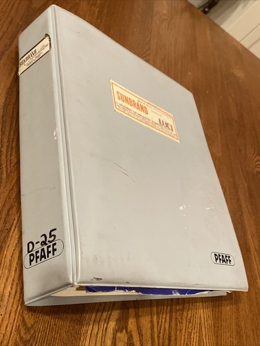 Libretto dati tecnici macchina