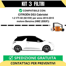 Kit 3 Filtri Tagliando per