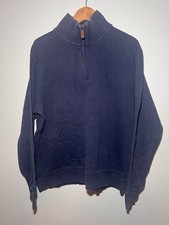 Maglione uomo GANT blu 1/4 zip