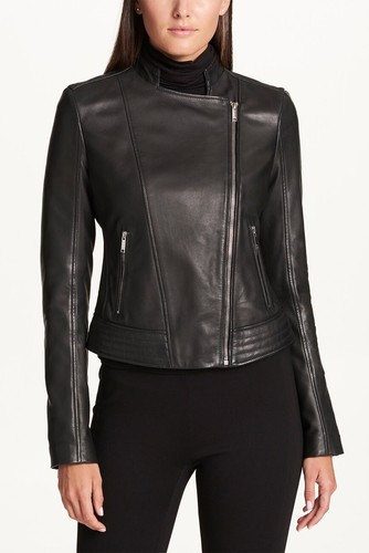 Giacca moto dkny asimmetrica - giacca,