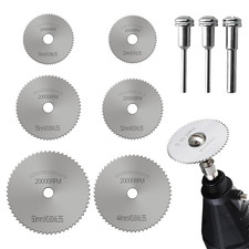 9pz Mini Dischi Da Taglio per Dremel, Seghe Circolari HSS, Dischi Diamantati