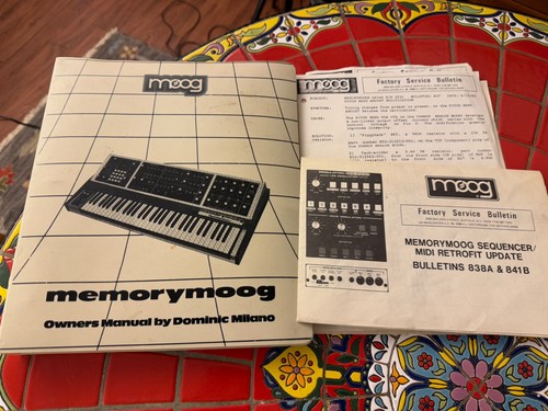 Moog memorymoog manuale - moog,