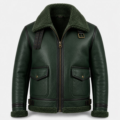 Giubbotto uomo pelle - , shearling