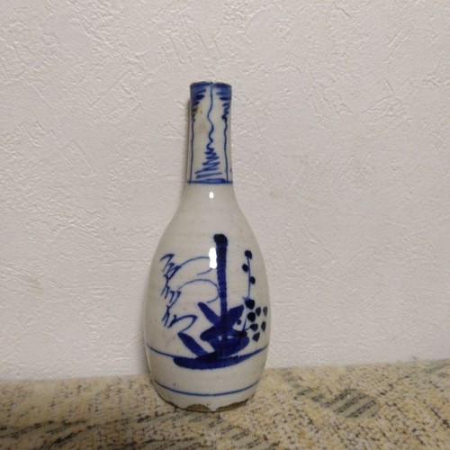 Piccolo tokkuri blu bianco - tokkuri,