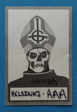 GHOST 2013 backstage Pass