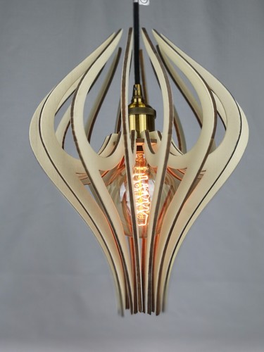 Tulipano lampada bambù - in,