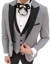 Abito da uomo designer Pepita