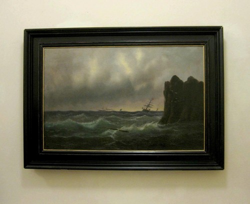 Quadro dipinto olio antico xix - quadro,