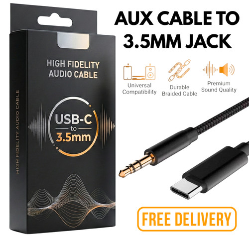 Cavo aux usb tipo 3 - aux, a