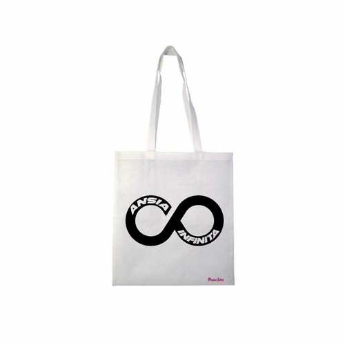 Borsa poliestere 36x40 scritta - poliestere,
