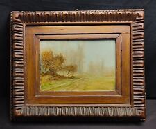 Dipinto L. Rossi - Paesaggio Di Campagna Invernale 