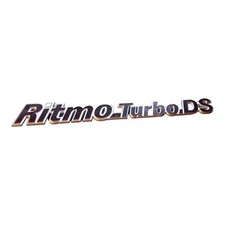 Scritta Logo Stemma Originale Fiat Ricambi - Fiat Ritmo Turbo D.S.
