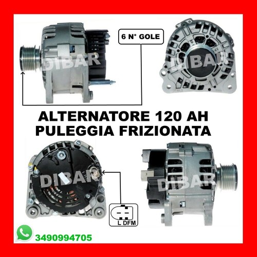 Alternatore 120ah golf - vw, iv