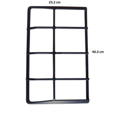 Franke Ricambio Originale Griglia cucina ghisa dx sx cm.40,3 x 25,2 133.0054.710