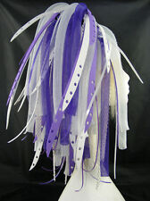 CyberloxShop PurpleBleach Cyberlox Cyber Hair Falls Dreads Rave viola bianco