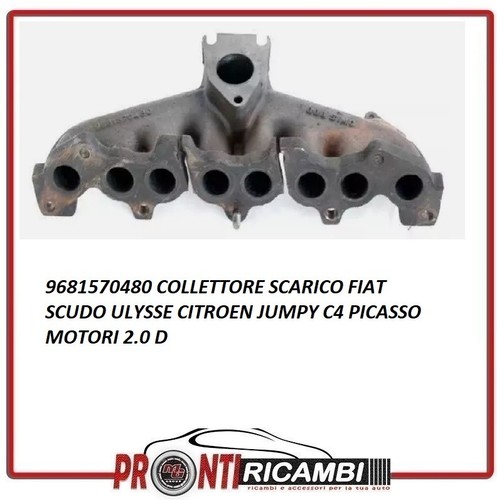 9681570480 collettore scarico - collettore,