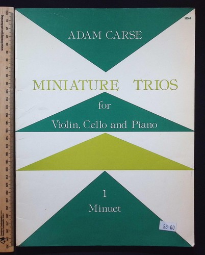 Miniature trios for violin - trios,