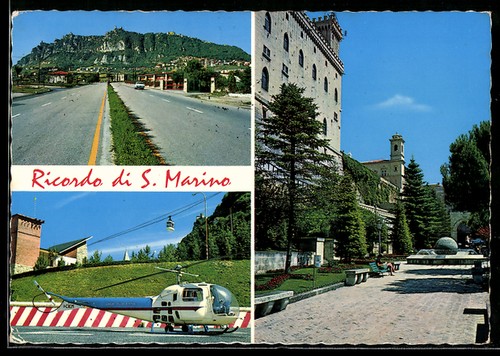Cartolina marino monte - cartolina, marino,