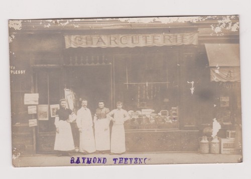 Cpa ancienne charcuterie - 📸,
