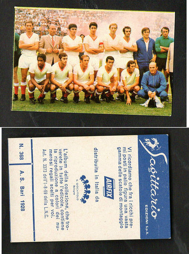 Figurina fotocalcio sagittario - figurina,