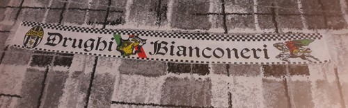 Sciarpa calcio ultras due lati