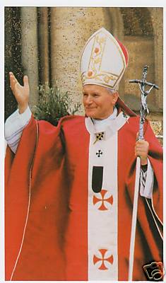 Santino holy card papa - santino,