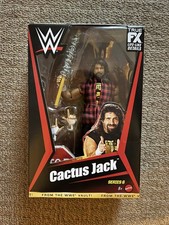 WWE Mattel Elite Cactus Jack From The Vault Ringside Esclusiva Figura di Wrestling