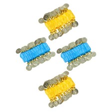  2 Pairs Rhinestone Bracelet Belly Dance Braccialini Gioielli Danza Del Ventre