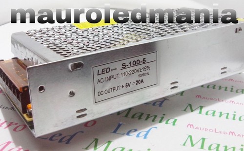 Alimentatore 220v 100w 20a - 5v,