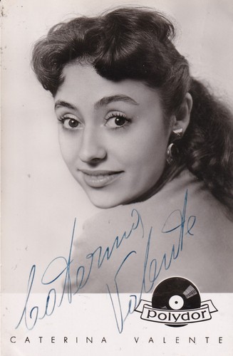 Autografo caterina valente - caterina,