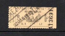 ITALY REVENUE- RAILWAYS-FERROVIE -1927 MARCA FERROVIE L. 3,00  II CLASSE