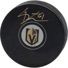 Disco da hockey autografato