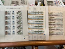SAINT PIERRE ET MIQUELON. 1995/97. 3 FEUILLES COMPLÈTES NEUVES LUXES. + 150 EUR
