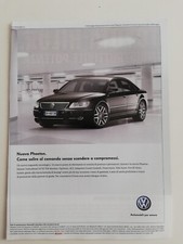 Clipping Pubblicità Adv. 2007 VOLKSWAGEN PHAETON Non Scendere a Compromessi