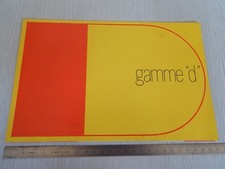 BROCHURE ORIGINALE CITROEN ID DS 19 21 IN ITALIANO DEPLIANT PROSPEKT