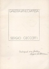 B0753 Sergio Ceccotti. 1) Nuova Galleria di Monaco. Esposizione 1973 + listino prezzi.