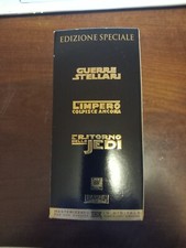 VHS STAR WARS GUERRE STELLARI LA TRILOGIA NUOVA LUCAS FILM