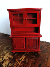 CASA DELLE BAMBOLE DOLLHOUSE COLLECTORS CREDENZA più 4 BICCHIERI