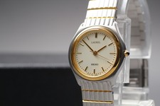 Orologio Donna Vintage 1991 N Come Nuovo Seiko Laurel 7321-0780 Quarzo Bicolo...