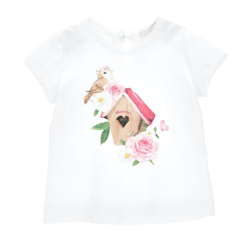 Monnalisa shirt bianca - t-shirt,