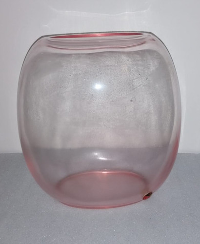 Vaso vetro rosa portafiori - in,