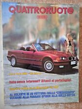 Rivista Quattroruote 454 agosto 1993 Bmw 325 cabrio cinquecento giannini ferrari