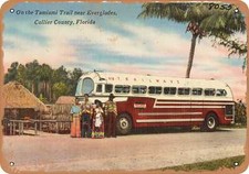 METAL SIGN - Florida Postcard