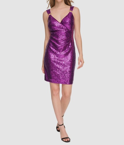 Abito donna guess viola - abito,