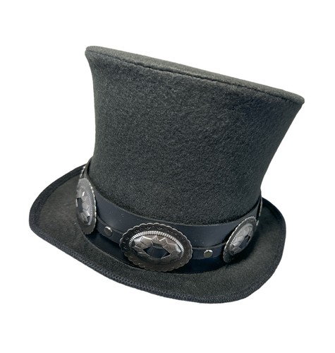 Cappello top nero acciaio - nero,