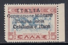 ITALIA CEFALONIA - Sass.n.43 cv 2100$ MNH** firmato Diena