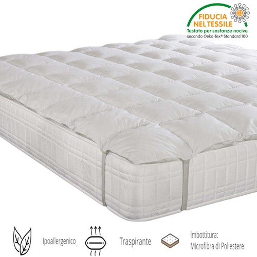 Topper materasso imbottito - topper,